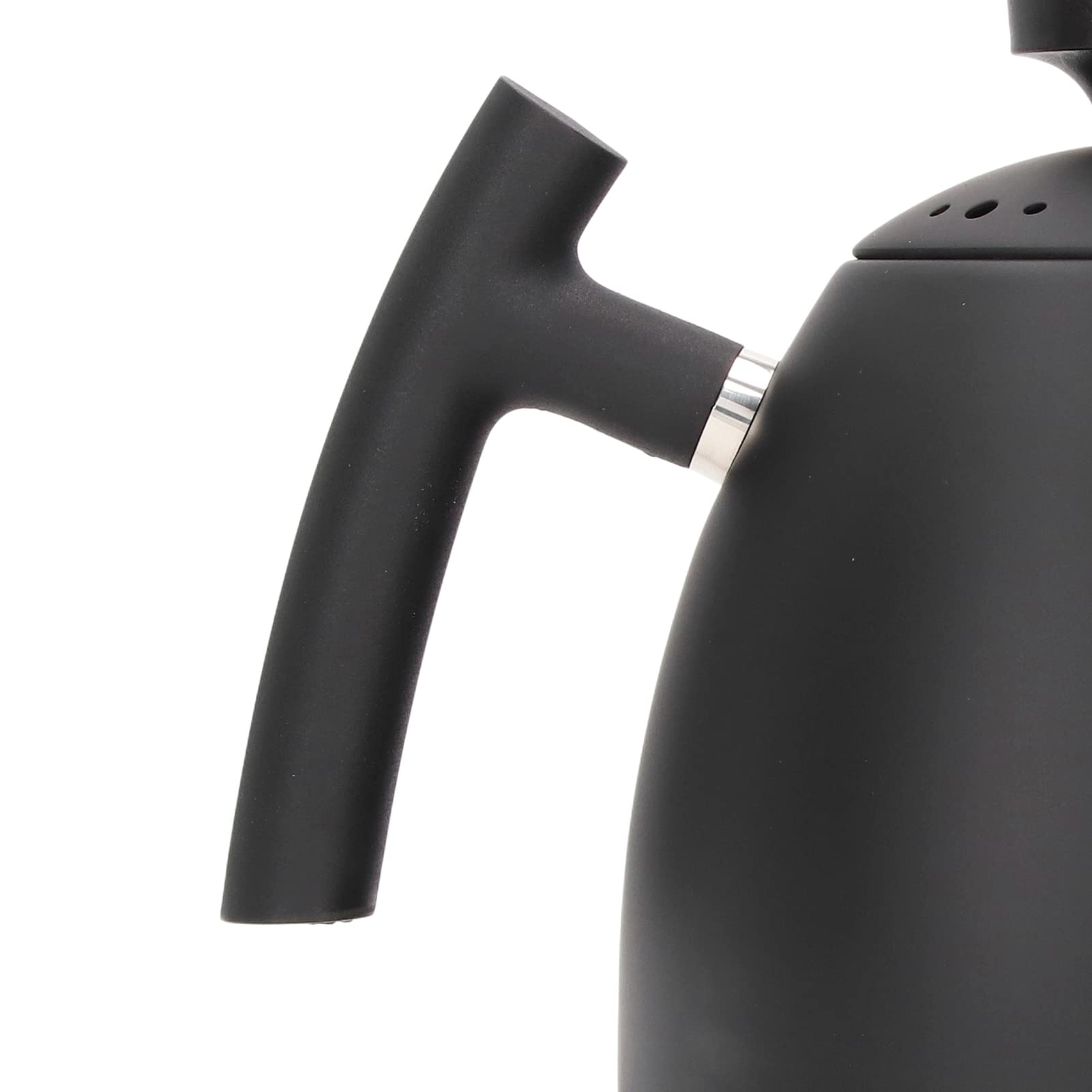 Macchinetta del Caffe Design a Collo di Cigno Capacità 800 ML Termometro Incorporato Acciaio Inox 304 Bollitore Adatto per Induzione Piani di Cottura Compresi Quelli a Gas