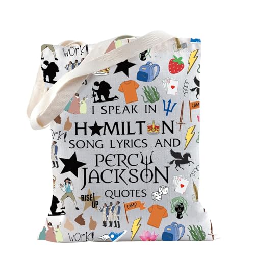 Image of TSOTMO Musical Merch Musical Tote Bag for Lovers PJO Gift Opera Theatre Gift (Speak Tote)