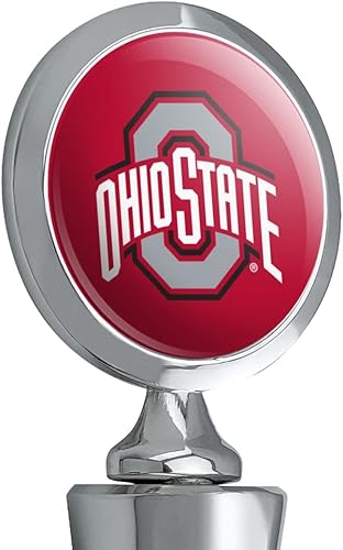 Miniatura 2 de Tapón para botella de vino con logotipo primario de la Universidad Estatal de Ohio
