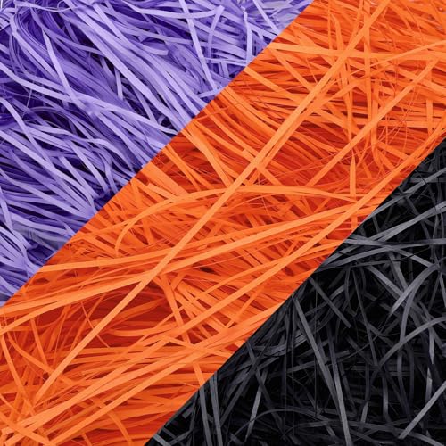 MARFOREVER 200g/7oz Halloween Crinkle Shredded Paper Filler for Gift Basket
