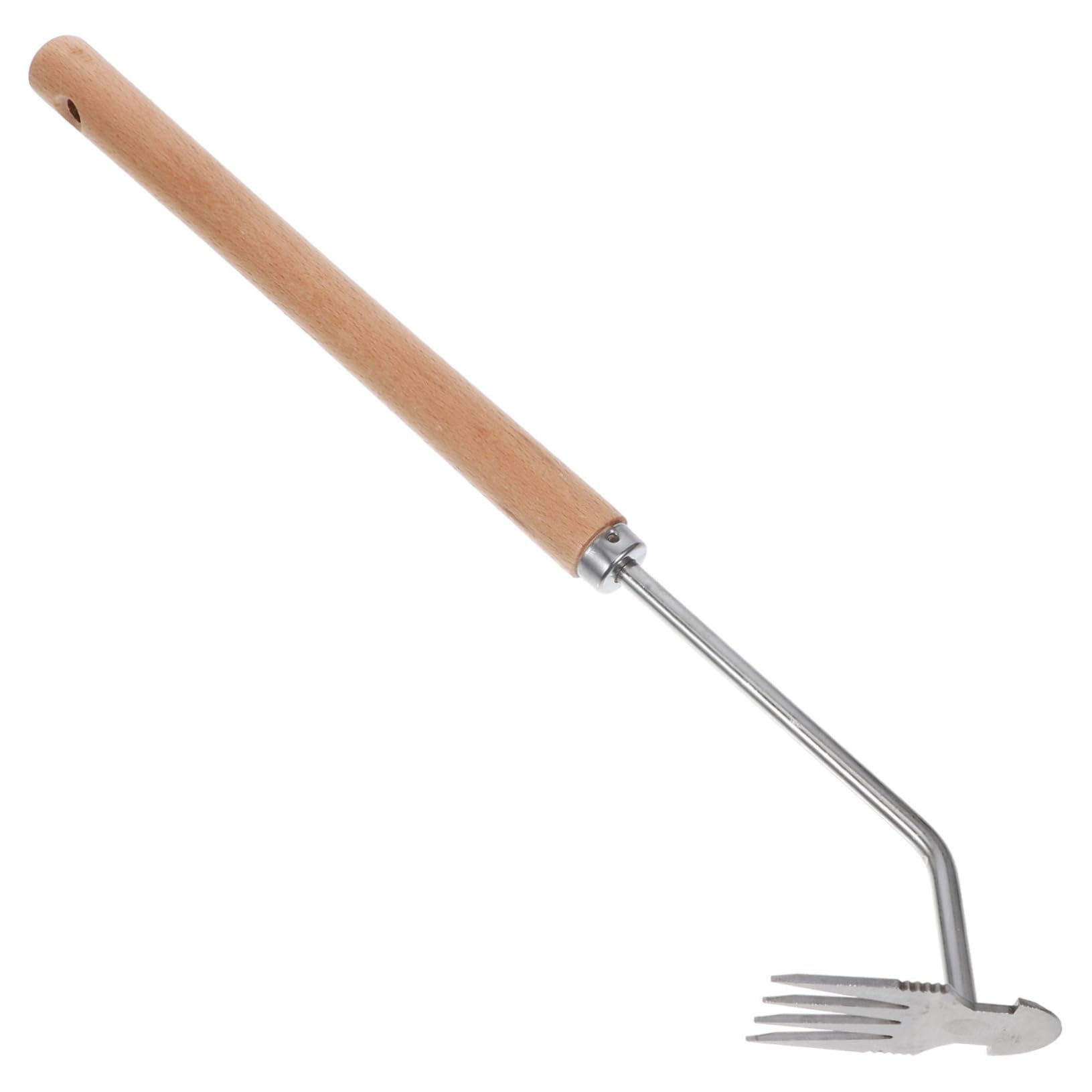 Sosoport 5stücke Ergonomischer Gartenrechen Mit Zinken Handwerkzeug Zum Jäten Multifunktionales Unkrautentfernungsgerät Für Garten Und Rasenpflege