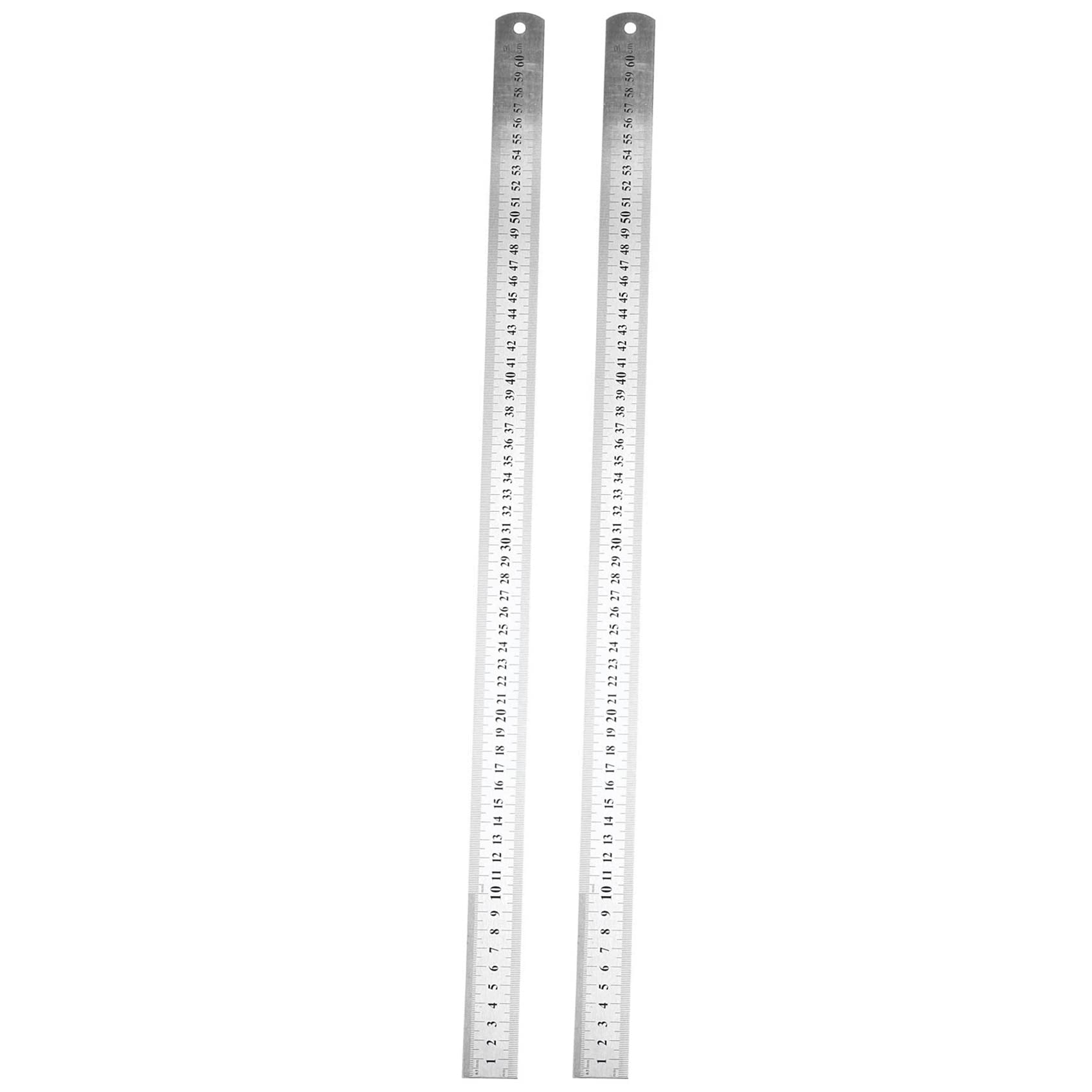 Metric Side Ruler Double Side Ruler Metric Inches Sarrah 2ft 24-inch Stainless Steel ...