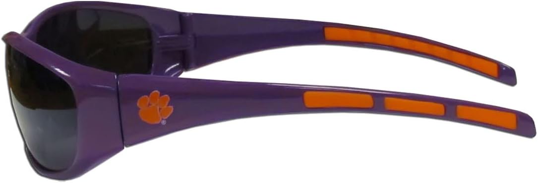Siskiyou Sports NCAA Clemson Tigers Wrap Sunglasses, Purple