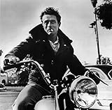 James Dean On His Motorcycle Poster Art Photo Hollywood Posters Artwork 12x12
