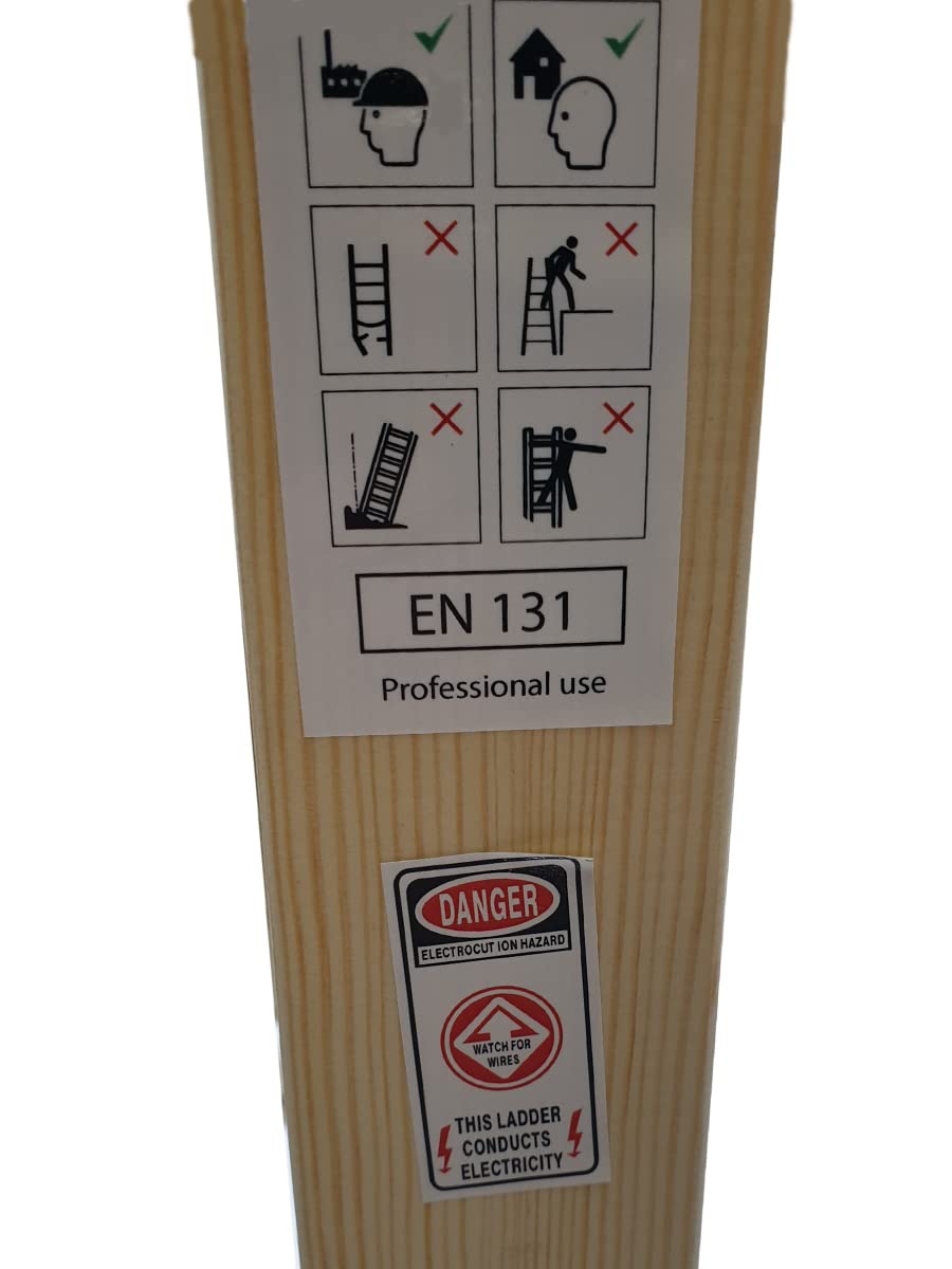 HUISHOUDTRAP - aluminium - 2x3 treden - zilver/rood HUISHOUDTRAP - aluminium - 2x3 treden - zilver/rood