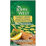 John West, Naturally Smoked Kippered Herring - Fillets in Sunflower Oil, 190g