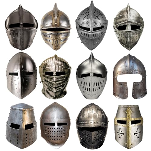 Casque de chevalier pour anniversaire enfant : lot de 24 masques de fête