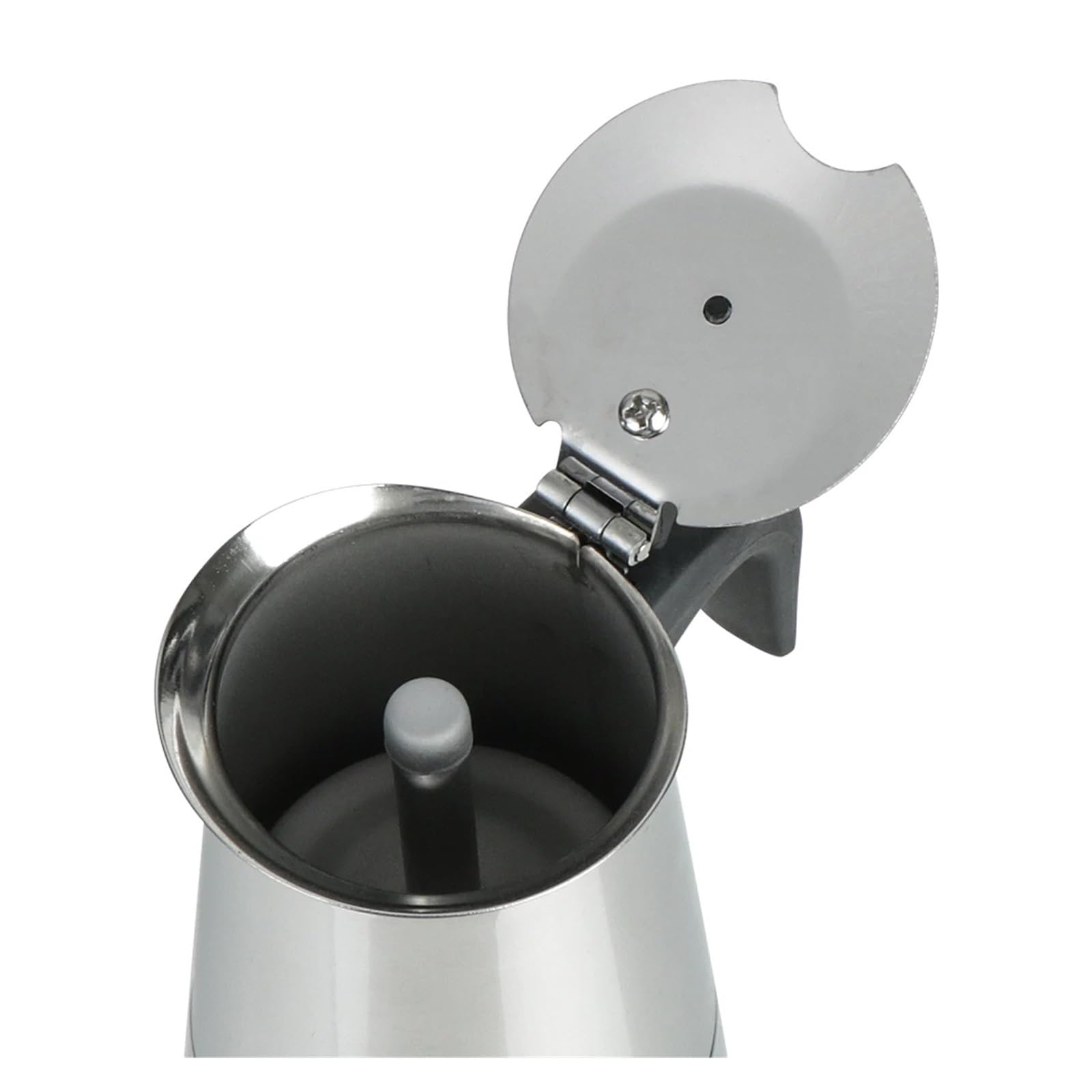 Edelstahl-Moka-Kanne For 2, 4, 6 Und 9 Tassen Mit Integriertem Filter | Brühkanne zur Zubereitung von Espresso und Latte an der Küchentheke(100ml)