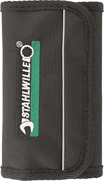 Miniatura 2 de Stahlwille 96400653 Juego de llaves pequeñas de doble extremo abierto ELECTRIC, juego de llaves de 10 piezas en estuche enrollable, posición de