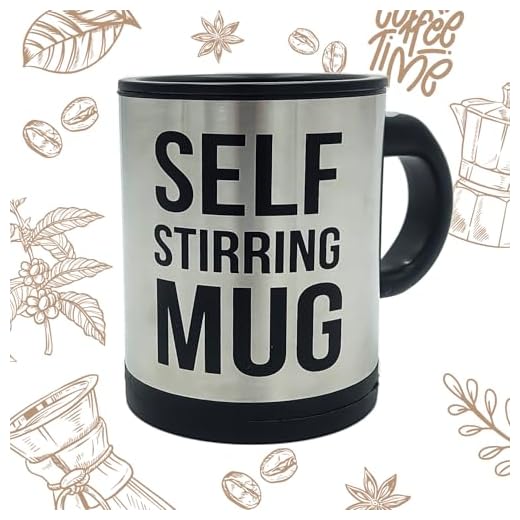 Mad Monkey Taza auto-agitadora - Taza con función agitadora