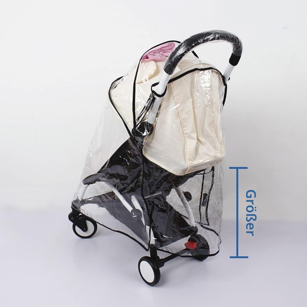 SeedFuture Baby Regenschutz für Kinderwagen Babyzen YOYO, Kinderwagen Zubehör für Babyzen Yoyo Yoya, Wasserdichter Regenmantel für Kinderwagen