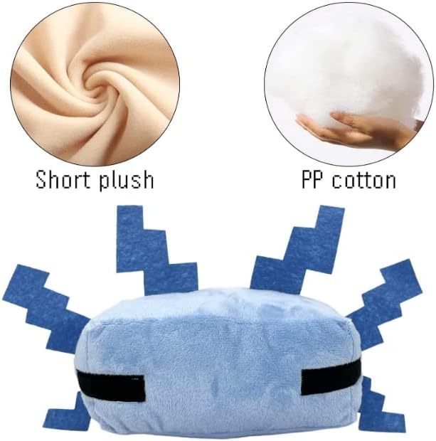 Miniatura 3 de HQRYSH Axolot - Almohada suave de peluche, adecuada para entusiastas de los videojuegos, fiestas de cumpleaños infantiles, regalo preferido de