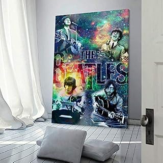 LIANGBO Beatles (2) Poster décoratif sur toile pour salon, chambre à coucher 60 x 90 cm - Les Beatles, Paul McCartney, John Lennon, RIngo Starr, George Harrison LIANGBO Beatles (2) Poster décoratif sur toile pour salon, chambre à coucher 60 x 90 cm – Image 3