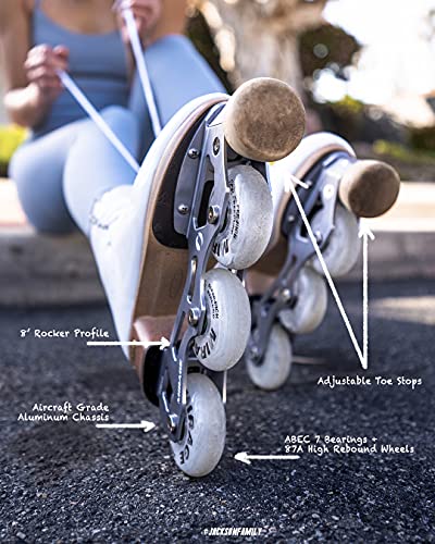 Jackson Ultima Inline Roller Skates/White Mystique/Women's Size 7 / Just Launched 2021 #TOP4