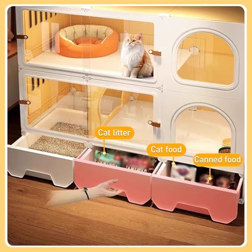 Jaula transparente para mascotas ideal para salones y terrazas ventiladas 6
