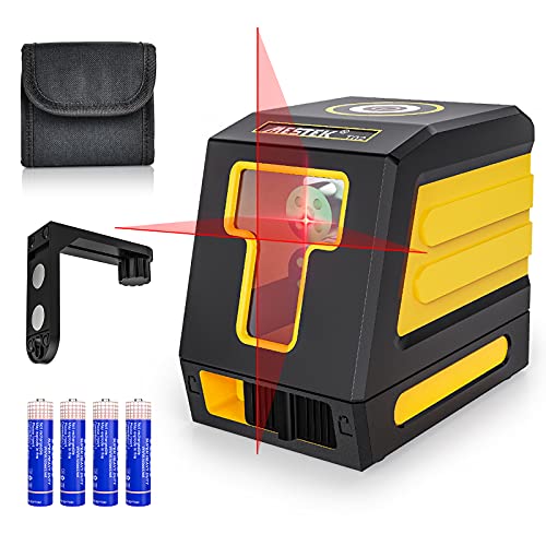 Self Leveling Laser Level, 50ft MESTEK Cross Line Laser level, Laser