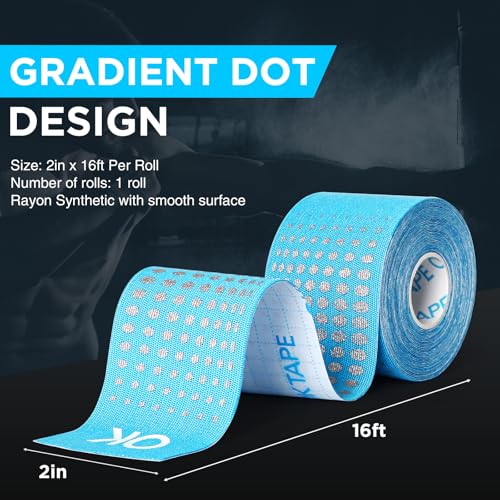 Image of OK TAPE Kinesiology Tape for Muscle Support Uncut 2in x 16ft