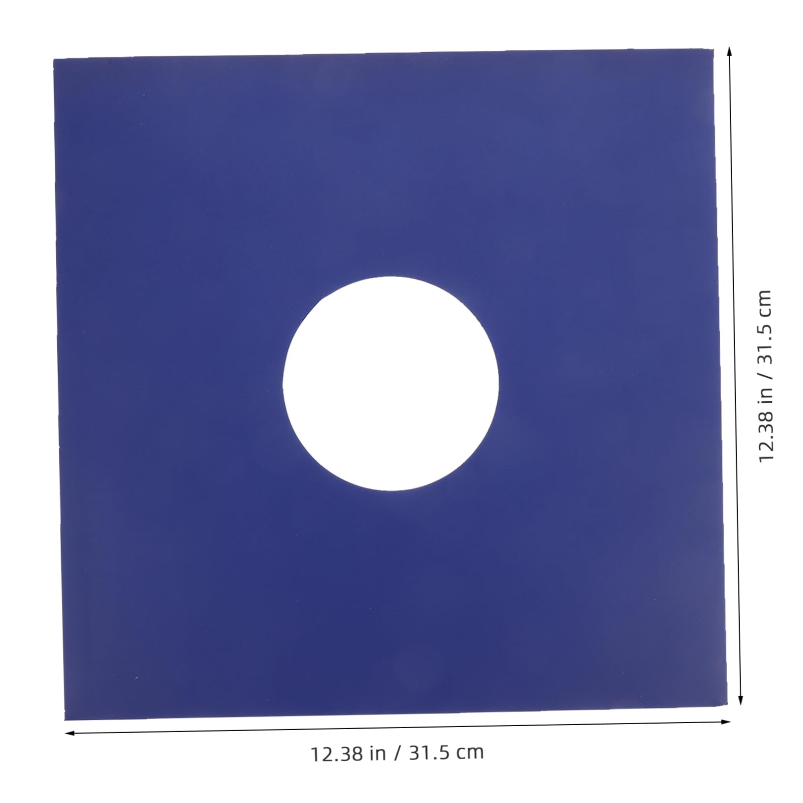TOYANDONA Vinyl Schallplattenhülle 10 Stück Blau aus Kraftpapier | Schutzhüllen für Schallplatten, Reißfest Verarbeitet, Schützt Daten vor Beschädigung