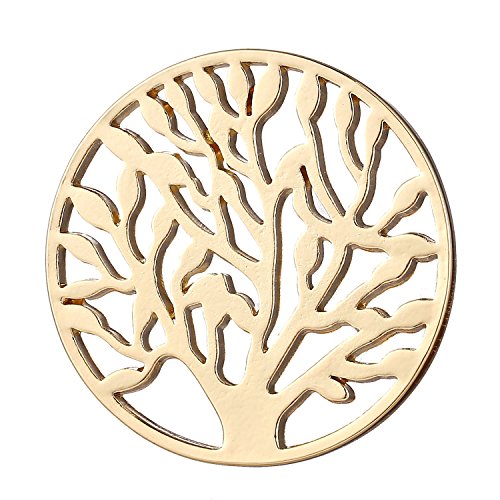 Preisvergleich Produktbild Morella Damen Coin Gold Wunderbaum 33 mm
