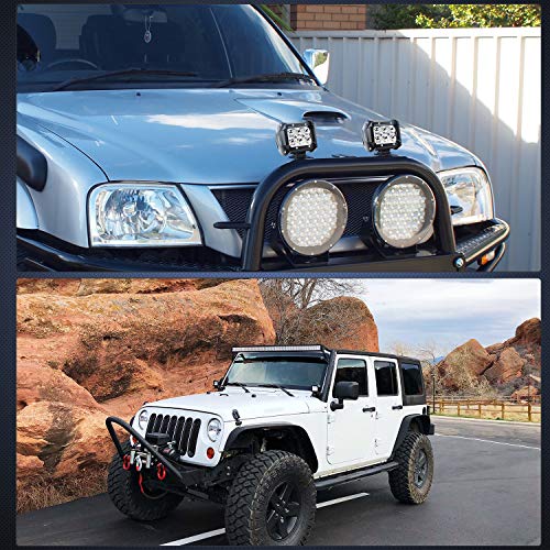 Image of Nilight 2PCS Base Mounting Brackets Universal Slide Bracket Kits for LED Light Bar, Model: 90035B