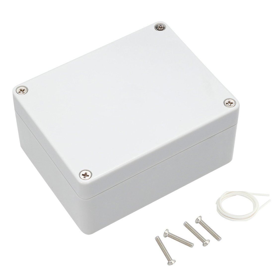 Waterproof Dustproof IP65 ABS Plastic Junction Box Outdoor Universal Electric Project Enclosure Gray 4.52"x3.54"x2.16"(115mmx90mmx55mm)
