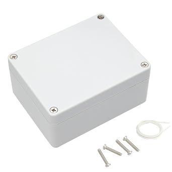 Waterproof Dustproof IP65 ABS Plastic Junction Box Outdoor Universal Electric Project Enclosure Gray 4.52"x3.54"x2.16"115mmx90mmx55mm