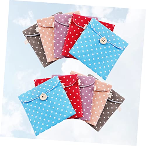 Hemoton 10 Pçs Pequenos Recipientes Id Carteira Porta-Moedas Portátil Pequena Bolsa De Armazenamento