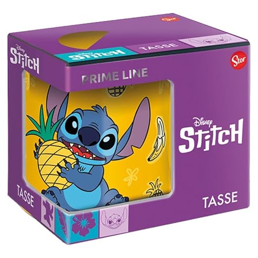 joojee GmbH Lilo & Stitch Piña PrimeLine - Taza (325 ml), color especial