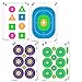 EZ Aim Fun Group Paper Shooting Targets, 12