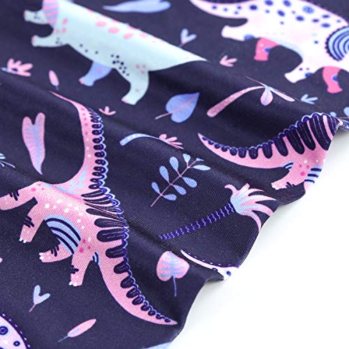 Slaixiu 5 Pack Leggings For Girls Soft Comfortable Leggings For Kids In 3T To 12 Years Ankle Length Girls Printed Leggings Yoga Pants（Sfjkl-75） #TOP6