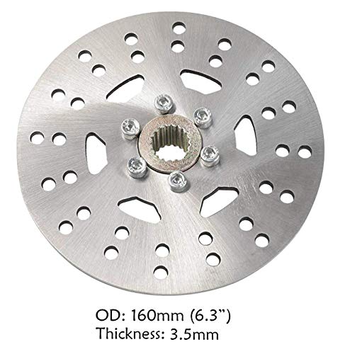 Zxtdr Rear Axle Shaft Assembly Kit With Sprocket Brake Disc Pillow Block For Go Kart Quad Trike Drift Bikes #TOP2