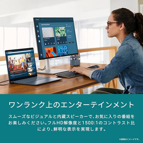 undefined 【Amazon.co.jp限定】Dell S2425HSM-A 23.8インチ モニター(無輝点5年保証/FHD/IPS,非光沢/HDMIx2/sRGB 99%/縦横回転,高さ調整/1ms,144Hz/AMD FreeSync/内蔵スピーカー) の商品画像 2