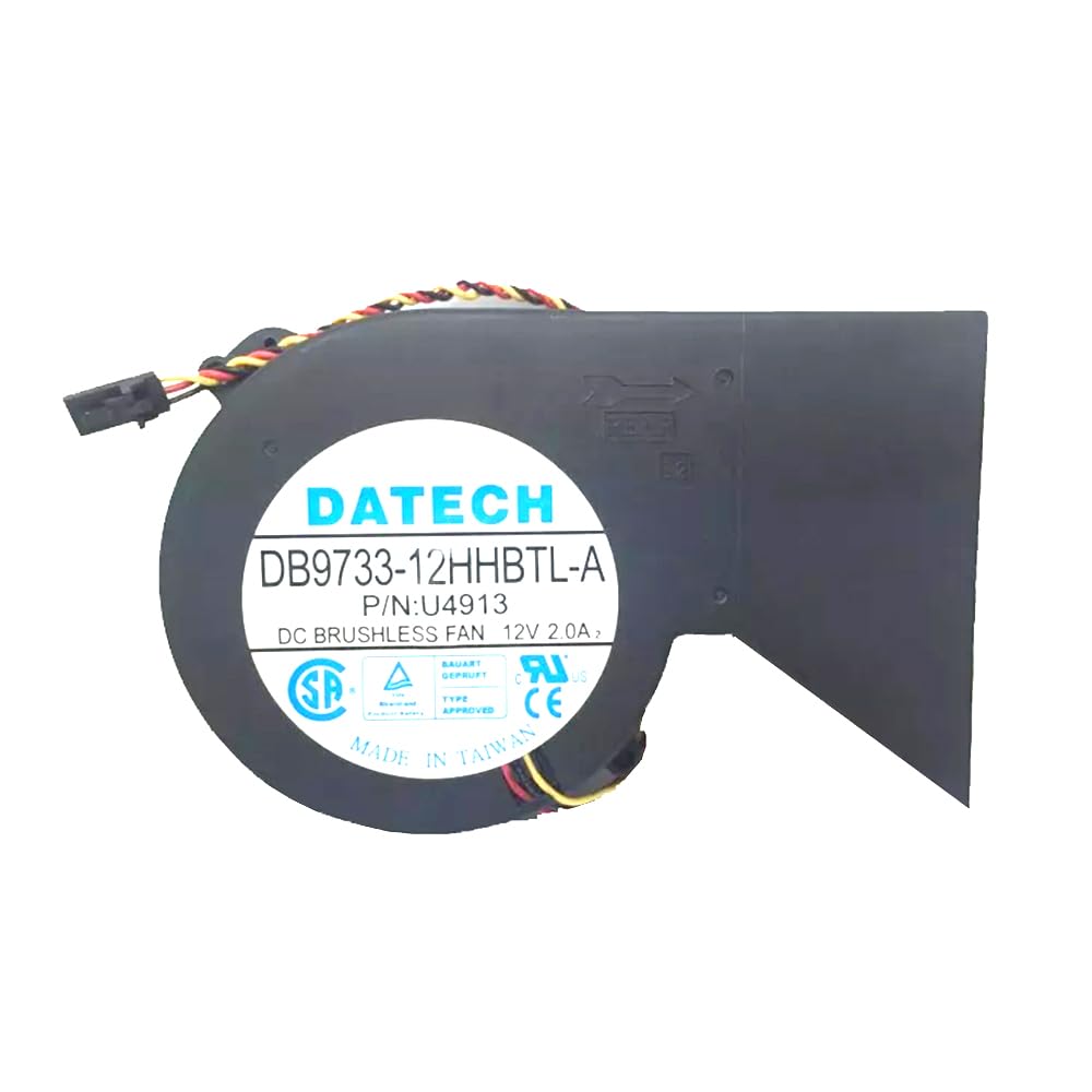 Replacement Cooling Fan for DELL GX240 GX260 GX270 DB9733-12HHBTL-A U4913 0U4913 DC12V 2.0A 3PIN