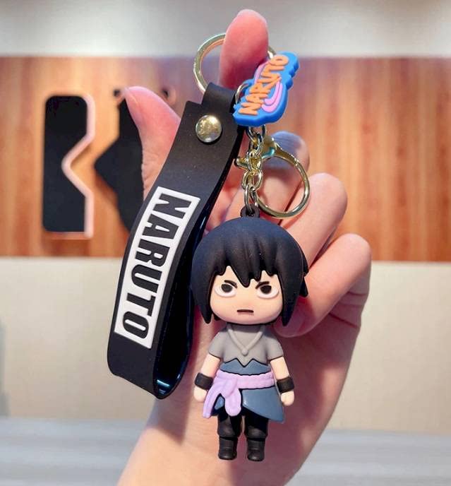 7 dots Naruto Rubber Keychains for Anime Enthusiasts | Fun Anime Keychains for Boys and Girls