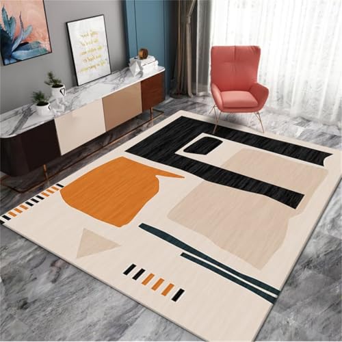 Tapis de créateur d'art au jeu de couleurs claires doux 50X70CM