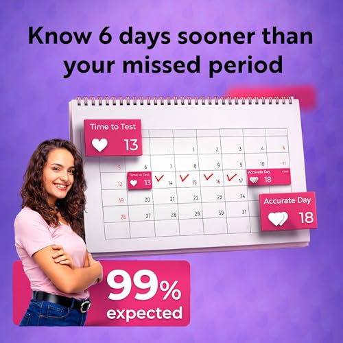 Apphia Health Early Detection Pregnancy Test Kit Midstream hCG Tests, Detects Pregnancy Up to 6 Days Before Missed Period, Easy to Read Results, Female Urinal Compatible, Made in USA (5) - Image 5