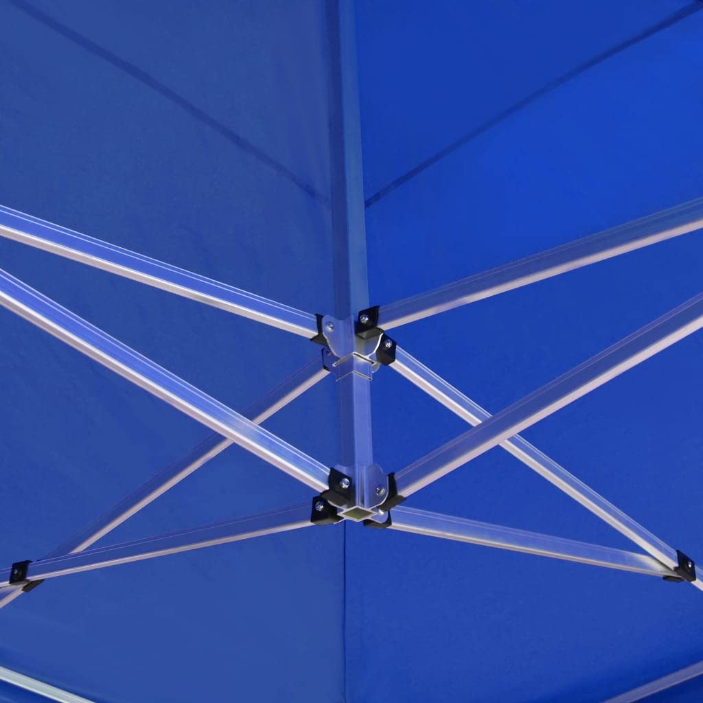 Gazebo pieghevole professionale 6x3 m Alluminio Blu