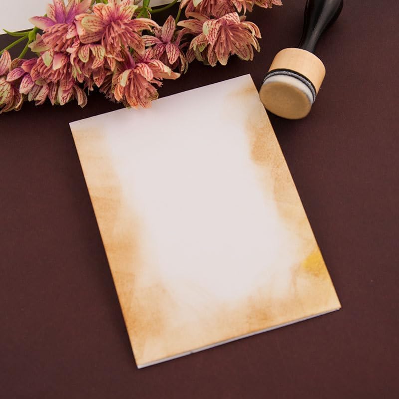Brown Blending Tool, Art Supplies for Distressing Blending and More Control of Ink Placement Compact No More Inky Fingers, Round Ink Blending Tool, Versatile Inking Tools Drawing, Art Blenders