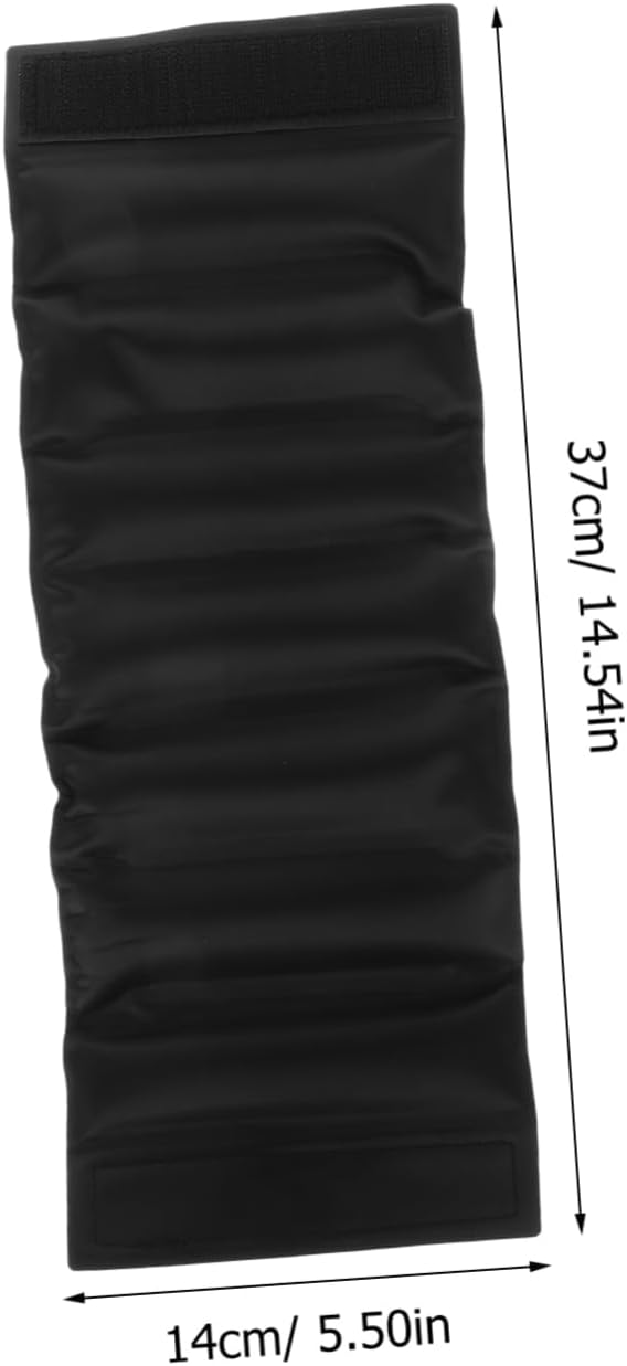 Wine Bottle Chiller Sleeve Gel Ice Pack for Beverages, Black