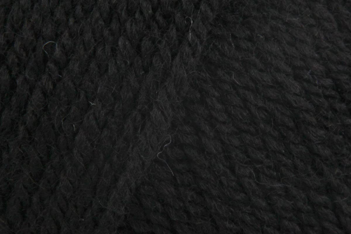 Sirdar Hayfield Bonus DK Crochet Yarn, 100% Acrylic Double Knitting Wool for Sweaters Jumpers Toys - 100g Ball - Black (965) - Single (1 Ball) — image 1