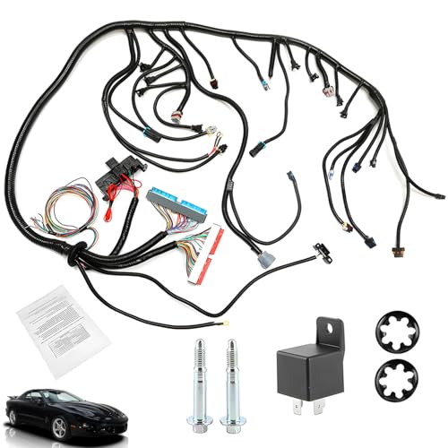 LS1 4L60E Standalone Wiring Harness for 1999-2006 GM Drive by Cable Vehicles Compatible with Chevy GMC Cadillac Hummer Vortec 4.8L 5.3L 6.0L Engine