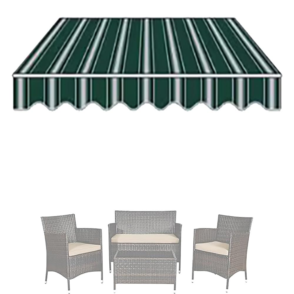 Pare-soleil rétractable pour terrasse - Housse de rechange anti-UV 4,5 x 4 m