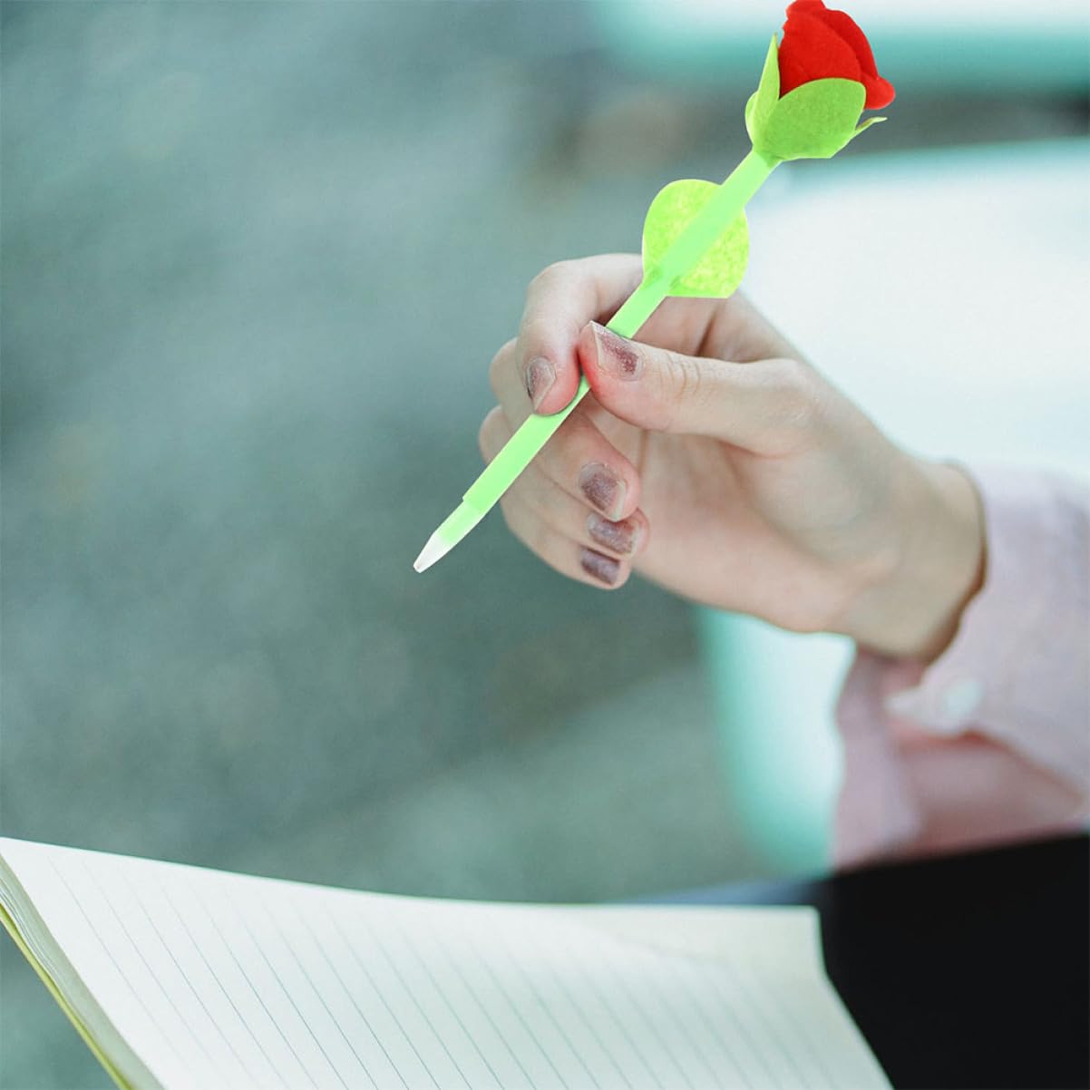 Tofficu 3 Ensembles Lot De 3 Stylos À Bille À Pointe Fine En Forme De Fleur Stylos À Encre Gel À Pointe Fine Stylos Roses Stylos À Encre Gel Cool Stylos À Bille Stylos À 12 pièces * 3