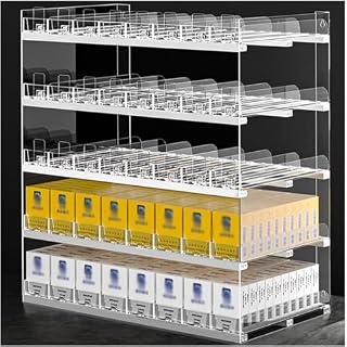 Store Display Rack Wall Mounted Storage Rack Supermarket Convenience Store Automatic Cigarette Rack Space Saving Assembled Display Cabinet,Acrylic Cigarette Display Rack - Retail Store Shelv