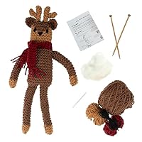 Trimits Knitting Kit - Handmade, Soft Toy, Teddy, Gift with Yarn, Needles and Instructions