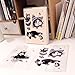 a5stalogy .Black cat a5 Clear Cover A5midori 5.6 x 8.4inces