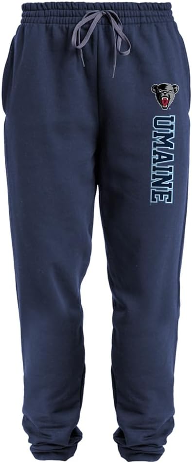 Official Collegiate Vertical Text Unisex Jogger Sweatpants with Pockets Collection 3