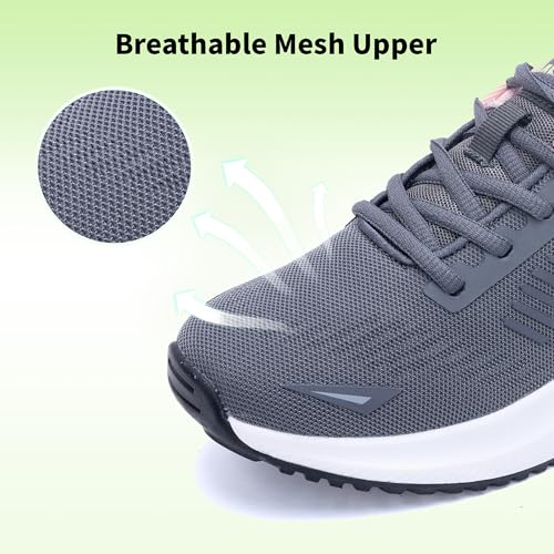 Image of RomenSi Womens Arch Support Walking Shoes Orthotic Fashion Sneakers Tennis Shoes for Plantar Fasciitis Pain Relief US 5.5-11