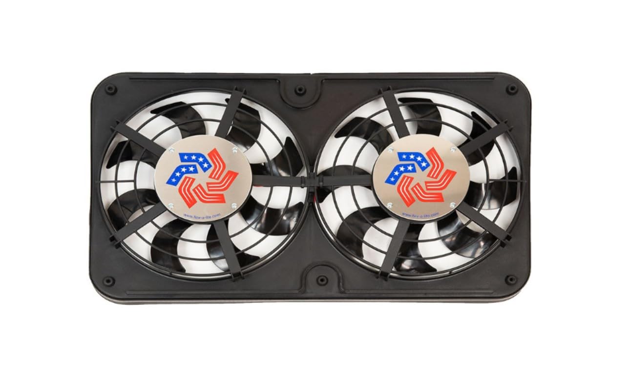 420 Lo-Profile S-Blade Dual Electric Puller Fan