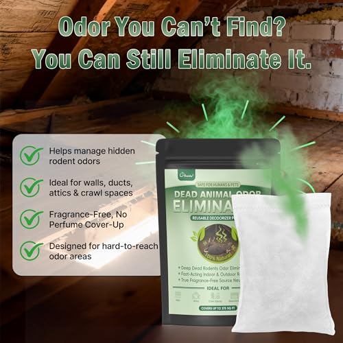 Image of Dead Rodent Smell Absorber, Strong Odor Control for Hidden Spaces